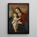 La Vierge à l'Enfant - Maarten Pepyn — framed artwork on a wall