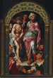Ecce Homo Triptych portraits of the founder on the shutters - Maarten van Heemskerck — artwork view