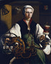 Portrait of a Lady Spinning - Maarten van Heemskerck — artwork view