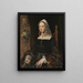 Portrait Painting of Machtelt Suijs - Maarten van Heemskerck — framed artwork on a wall