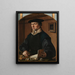 Portrait of a man, perhaps Pieter Gerritsz Bicker - Maarten van Heemskerck — framed artwork on a wall
