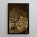 The Brazen Serpent - Maarten van Heemskerck — framed artwork on a wall