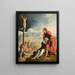 The Crucifixion - Maarten van Heemskerck — framed artwork on a wall