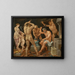 Venus and Cupid in Vulcan's workshop - Maarten van Heemskerck — framed artwork on a wall