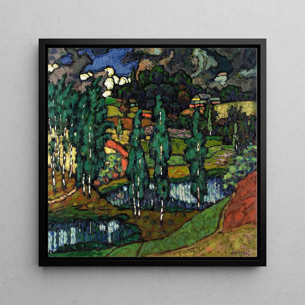 Landscape Vrumaalt - Konrad Mgi — framed artwork on a wall