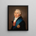 Portrait of a dignitary - Maciej Topolski — framed artwork on a wall