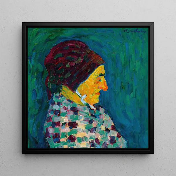 Madame Sid - Alexej von Jawlensky — framed artwork on a wall