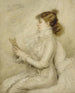 Portrait of Sarah Bernhardt 1844-1923 dramatic artist - Madeleine Cartailhac — artwork view