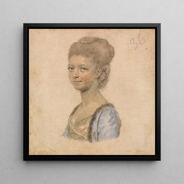 Mademoiselle Bennett - John Smart — framed artwork on a wall