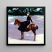 Mademoiselle Meuriot sur son poney - Jacquesmile Blanche — framed artwork on a wall