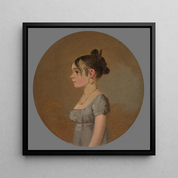 Mademoiselle Schaum - Jacob Eichholtz — framed artwork on a wall
