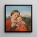 Madonna and Child - Edward Thompson Davis — framed artwork on a wall
