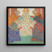 Madonna and Four Evangelists - Vittorio Zecchin — framed artwork on a wall