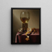 Nature morte au citron - Maerten Boelema de Stomme — framed artwork on a wall