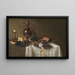 Still Life, Breakfast Piece - Maerten Boelema de Stomme — framed artwork on a wall