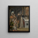 Saint Didaque heals the sick - Maerten de Vos — framed artwork on a wall