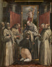 Saint Didaque receives the order robe - Maerten de Vos — artwork view