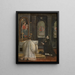 Saint Didaque d'Alcalá en prière - Maerten de Vos — framed artwork on a wall