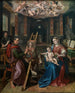 Saint Luke painting the Virgin - Maerten de Vos — artwork view