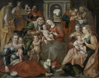 The Holy Family - Maerten de Vos — artwork view