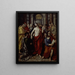 The Incredulity of Thomas - Maerten de Vos — framed artwork on a wall