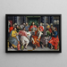 The Last Supper - Maerten de Vos — framed artwork on a wall