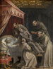 The Spanish Crown Prince Don Carlos heals after touching the corpse of Saint Didaque - Maerten de Vos — artwork view
