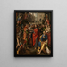 Alors rendez à César ce qui est à César - Maerten de Vos — framed artwork on a wall