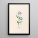 English clock painting - Magdalena Rosina Funck — framed artwork on a wall