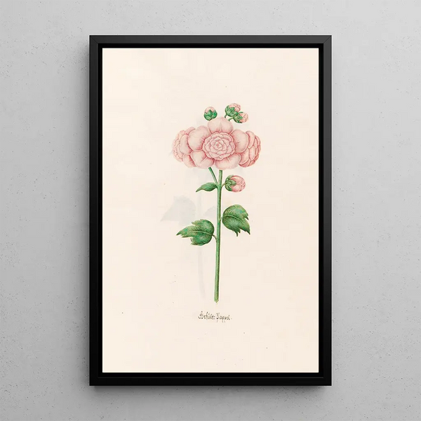 Poplar Double Painting - Magdalena Rosina Funck — framed artwork on a wall