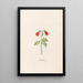 Indian Bean Painting - Magdalena Rosina Funck — framed artwork on a wall