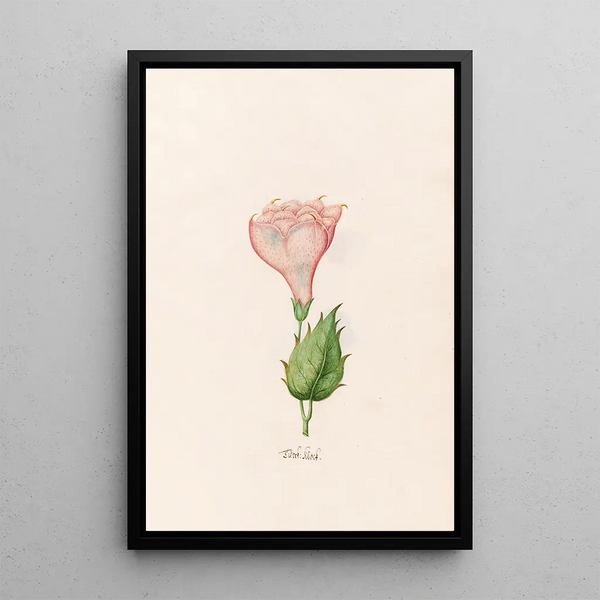 Turkish Clock Painting - Magdalena Rosina Funck — framed artwork on a wall