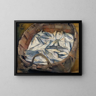 Baltic Herring Painting - Magnus Enckell — framed artwork on a wall