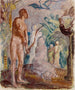 Croquis de l'oiseau de paradis - Magnus Enckell — artwork view
