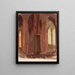 La cathédrale s'effondre - Magnus Enckell — framed artwork on a wall