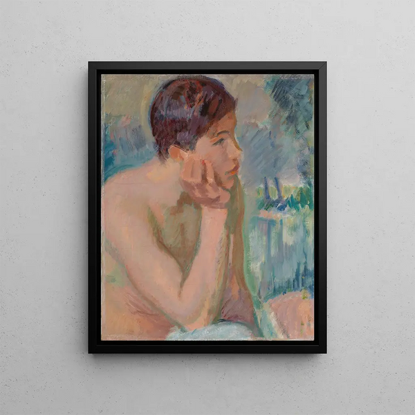Lost in His Thoughts - Magnus Enckell — framed artwork on a wall