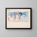 Sketch for the painting of the Oath of the Nation by Nyland - Magnus Enckell — framed artwork on a wall