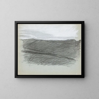 House model painting - Magnus Enckell — framed artwork on a wall