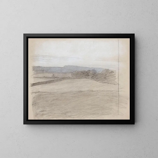 Sketch of a house - Magnus Enckell — framed artwork on a wall