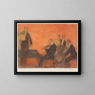 Music - Magnus Enckell — framed artwork on a wall