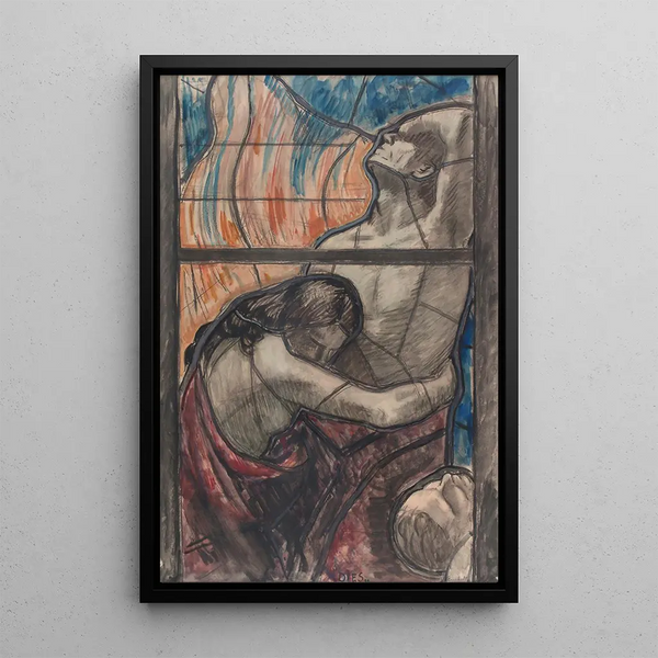 Purgatory - Magnus Enckell — framed artwork on a wall