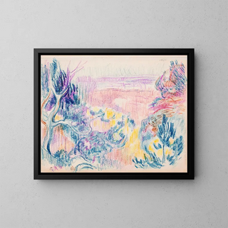 Landscape of Ranta - Magnus Enckell — framed artwork on a wall