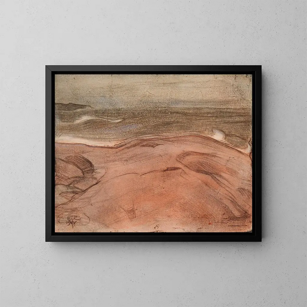 View of the sea - Magnus Enckell — framed artwork on a wall