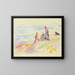 Coastal Landscape Painting - Magnus Enckell — framed artwork on a wall