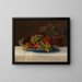 Raisins and Apples - Magnus von Wright — framed artwork on a wall