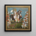 Maharana Bhim Singh and his suite go hunting - Chokha — framed artwork on a wall