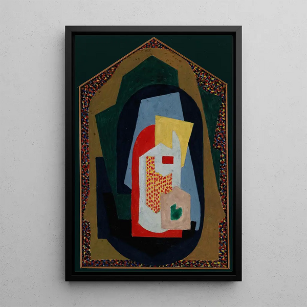 Abstract Painting - Mainie Jellett — framed artwork on a wall