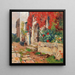 House with wild vine - Franz GruberGleichenberg — framed artwork on a wall