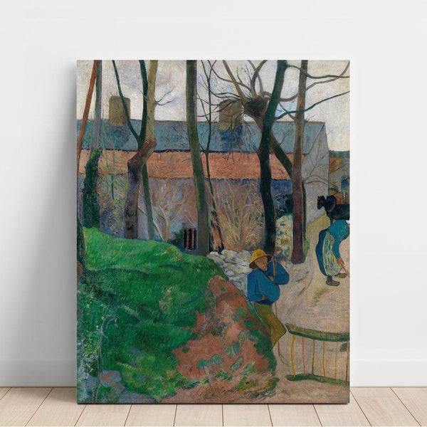 Reproduction of the painting Houses at Le Pouldu - Paul Gauguin
