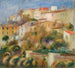 Houses on a Hill - Pierre-Auguste Renoir — artwork view